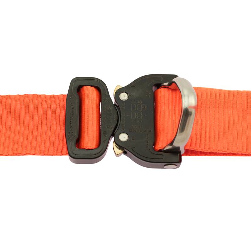 Flat Nylon Webbing Strap 2 Inch 10 Yards Bright Orange for Backpack 
