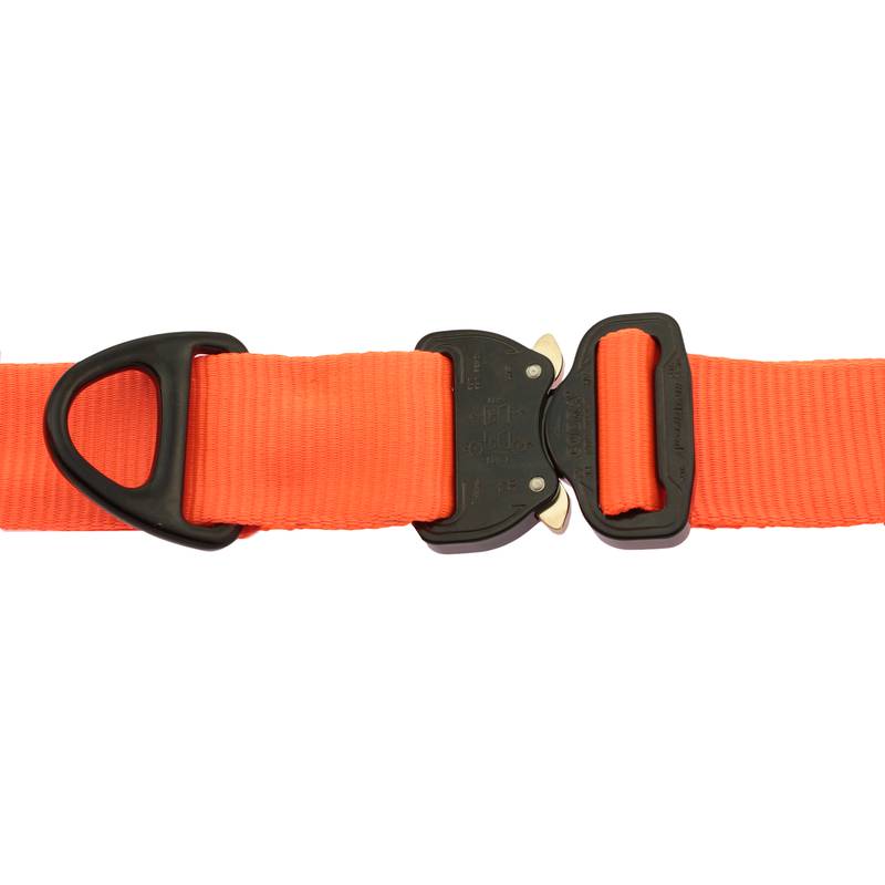 Flat Nylon Webbing Strap 2 Inch 10 Yards Bright Orange for Backpack 