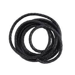 Yangfei 10Pcs 5M*3mm Cuerda de Cuero para Pulseras Cordón para