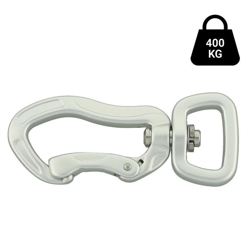 Black 70 mm - 20 mm Snap Hook with Lock