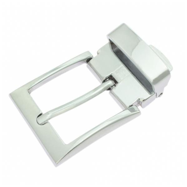 Belt buckle with keeper 30 mm - Chrome Plated | Pet Hardware®