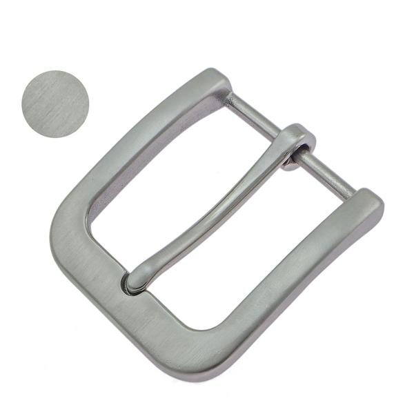 Belt Stainless steel Pin buckle 40 mm - Brushed