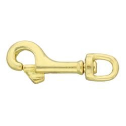 Buy Online Swivel Eye Snap Hook - Solid Brass