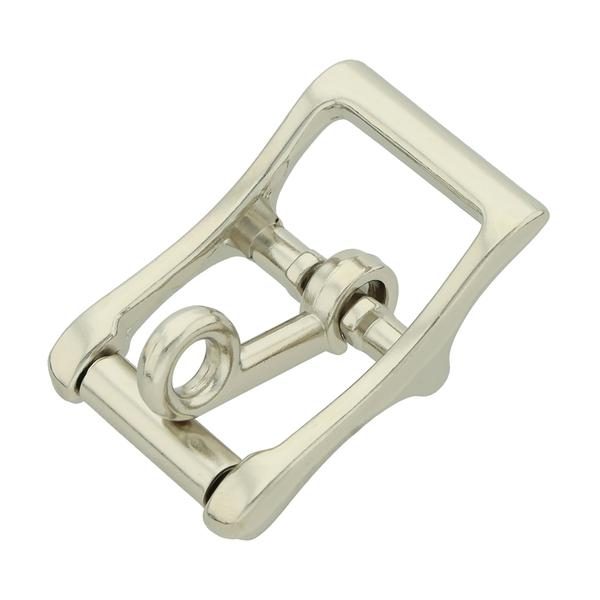 Roller buckle with Locking Tongue 20 - 26 mm, Nickel Plated