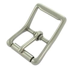 1" Double Bar B146 Pack of 24 Nickel Plated Roller Buckle 