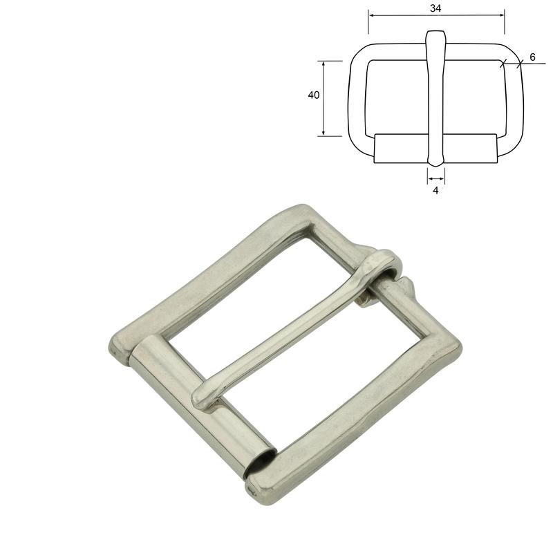 Roller Belt Buckle - CNC Machined 304SS