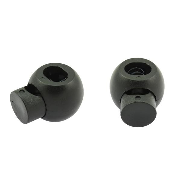 Rope Clamp Cord Lock Stopper, Stoppers 2 Holes Cord Locks