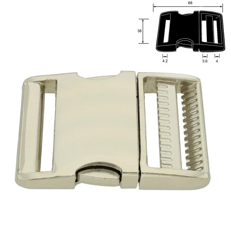 Alloy 1/2 inch Side Release Buckles - Multiple Colors