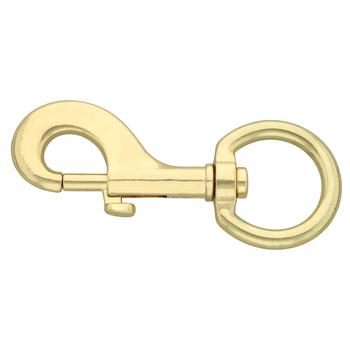 Snap Hook Large 100 mm/28 - Brass Plated