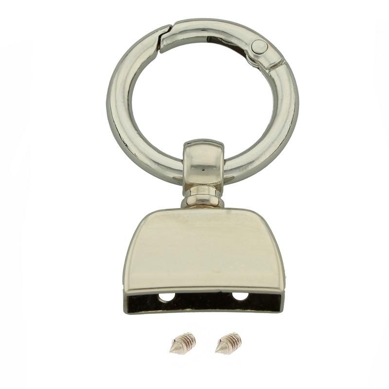 Key ring charm with opening ring