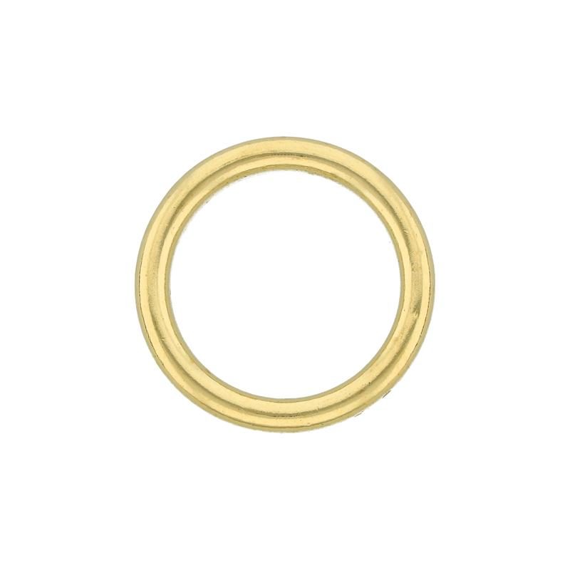 Round Brass Rings - Flat Top - Parawire