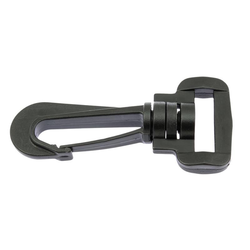 38mm Bag Strap Swivel Snap Hook Clip Fasteners - Silver (PK2)
