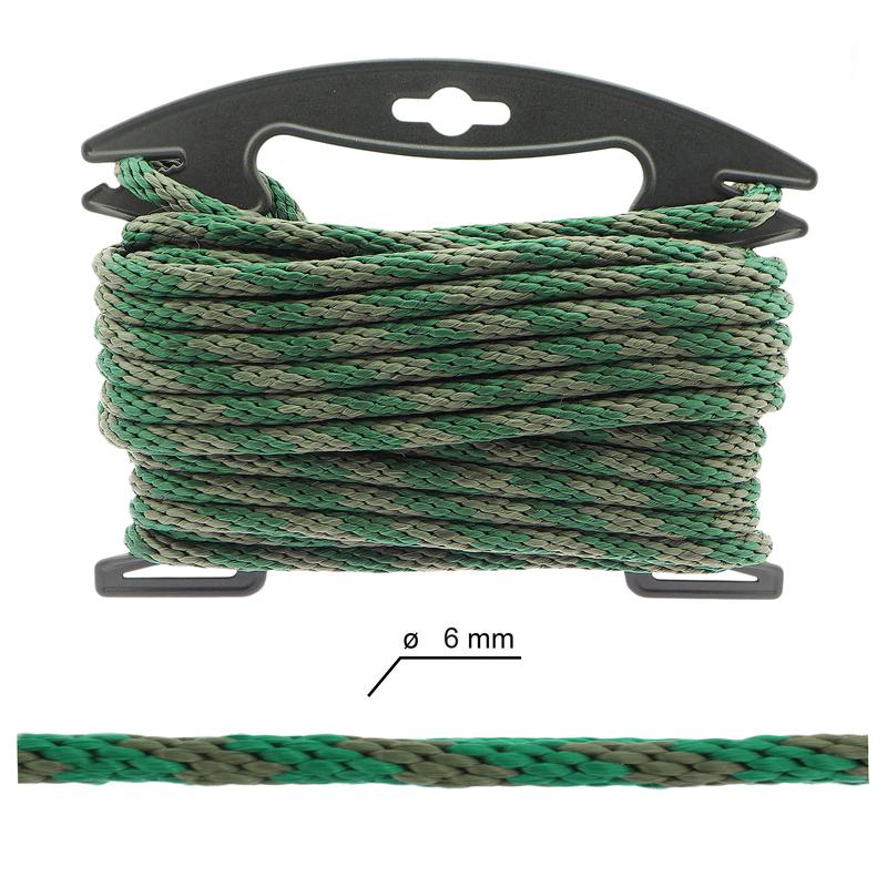 KHAKI OLIVE POLYPROPYLENE ROPE POLY CORD STRONG STRING CAMPING SAILING YACHT