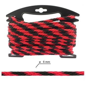 20mm Flat Braid Calving Rope Red