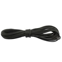 Round braided leather cord Ø4,0mm - red+grey, 5,80 €