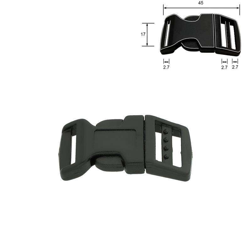 20mm Plastic Side Release Buckles Belt Paracord Clips Webbing Bags Backpack  Pet