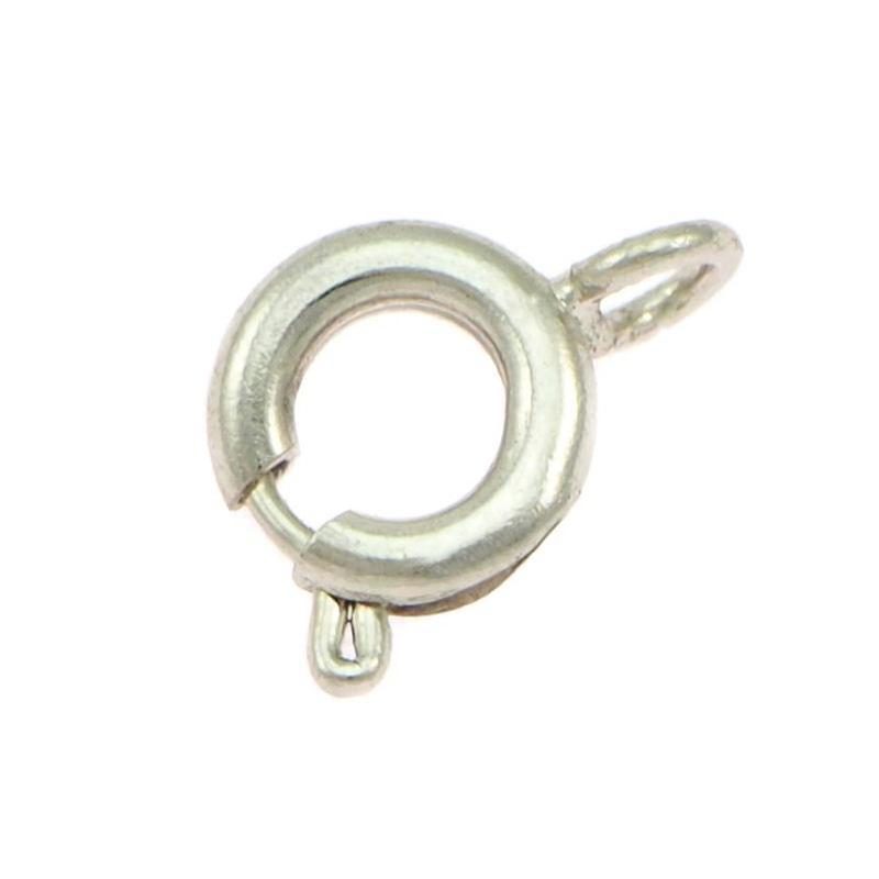 Small Lobster Claw Clasps 6 mm - Chrome Plated