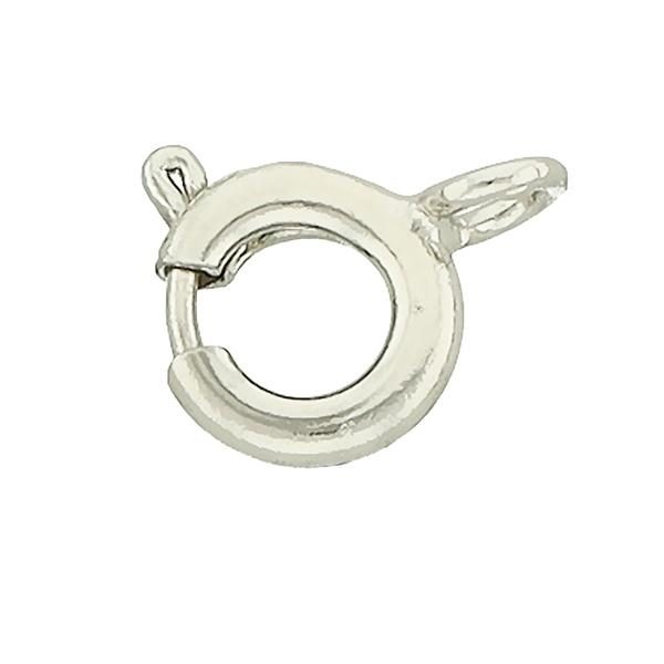 Small Lobster Claw Clasps 6 mm - Chrome Plated