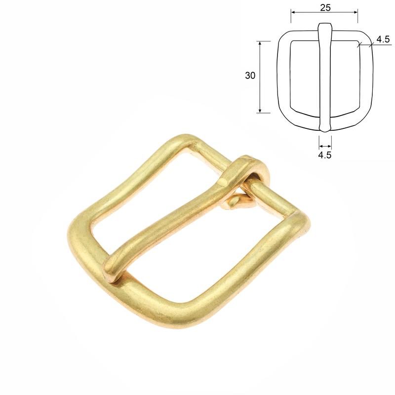 Solid Brass Middle Bar Roller Buckles Bag Strap Bridle Halter Harness Hardware 