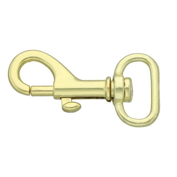 Snap Hook 45 mm/17Q - Brass Plated