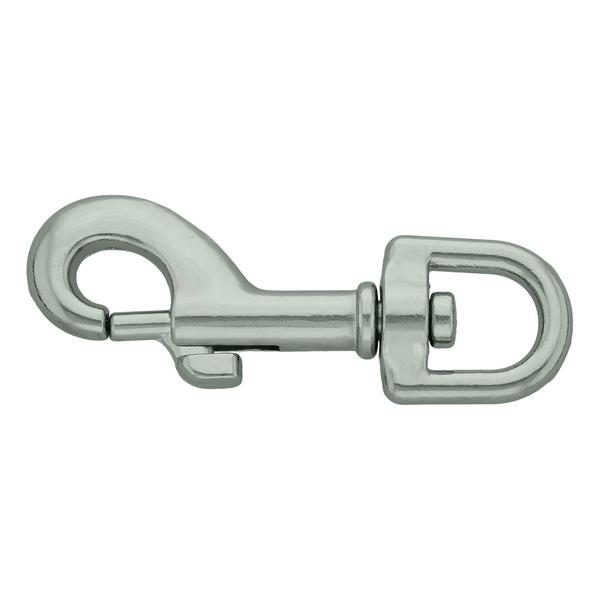 Snap Hook 52 Mm/8 - Chrome Plated