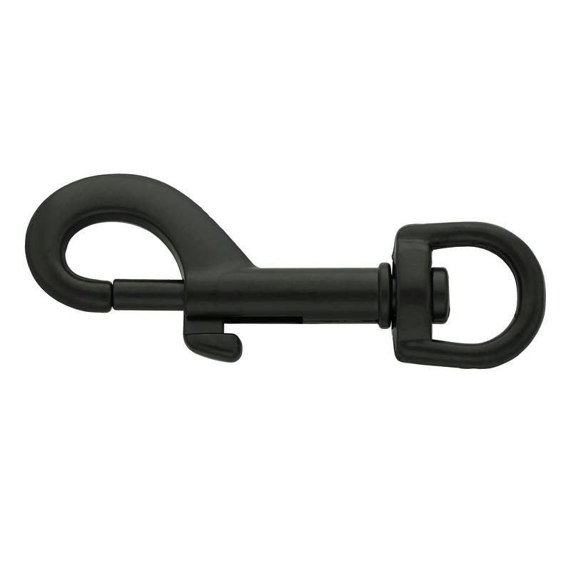 Black Stainless Steel Swivel Eye Bolt Snap