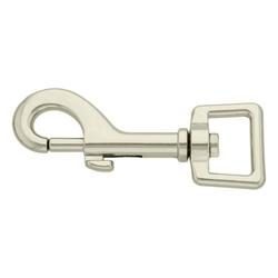 9PC Round Steel Swivel Eye Bolt Snap Hook Key Chain Pet Leash