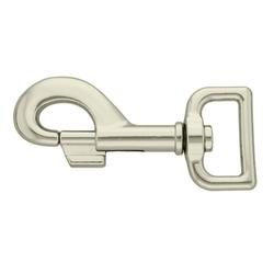 4 PCS Swivel Snap Hooks for Dog Leash Keychain, Pet Buckle Clips 3.1 x 1  Inch (Black) 