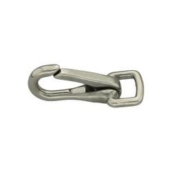 Metal Swivel Snap Hooks,Premium Snap Hooks D Rings (Silver，Wide 25mm D  Ring，4 PCS)