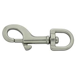 Jingyi Swivel Eye Snap Hook Stainless Steel 4 Sizes from 11/16 to  7/8(#0,#1,#2,#3)