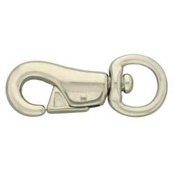  Dovewill Heavy Duty 304 Stainless Steel Lobster Clasp Swivel  Snap Hooks Pet Buckle Trigger Clip Dog Horse Lead Keychain 65mm (Silver)  (4Pack)