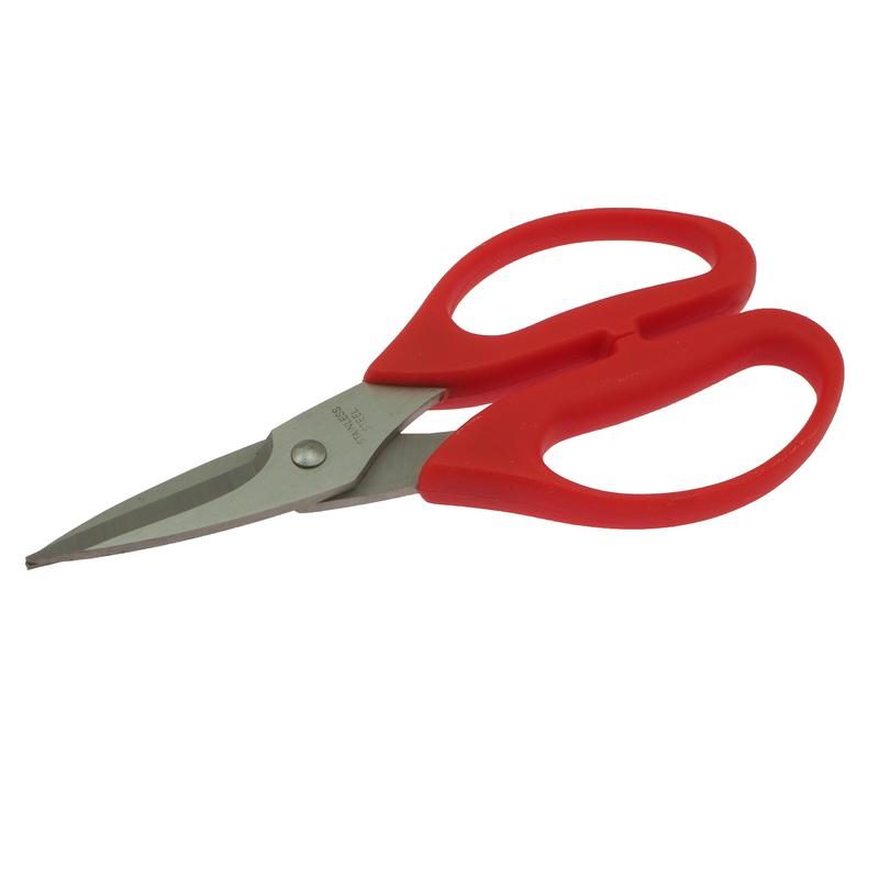 KUTZ 7 (17.8 cm) Industrial Scissors | Black Plastic Oversized Handles |  Super Sharp Stainless Steel Blades | Versatile and Professional