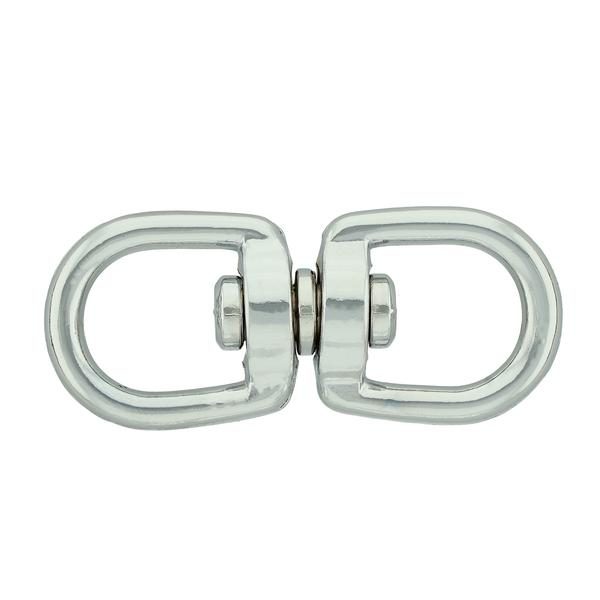 Swivel stainless steel double eye 8 mm