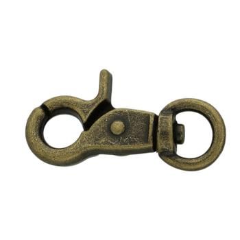 Solid Brass Trigger Snap Lobster Clip for Leather, Bags, Leashes & Accessories | | (3008A-0M-DOEB-LL)