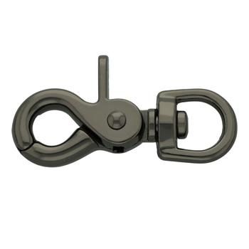 Small Snap Hook 61 mm, Round Swivel ø 10 - 13 mm