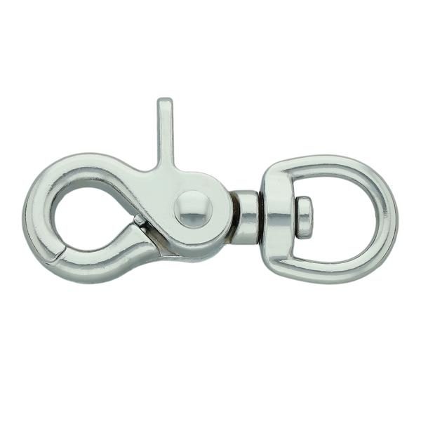 Trigger snap for rope 63 mm - Chrome Plated