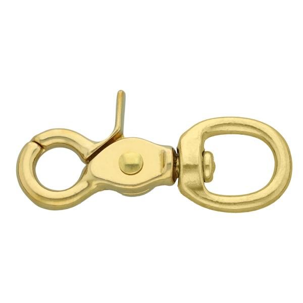 2 pcs Brass/Stainless Steel Lock O Ring Key Ring Loop Quick Release Keychain  Loop Split