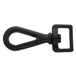 Stainless Steel Snap Hook 58 mm, Square Swivel ø 12 - 25 mm