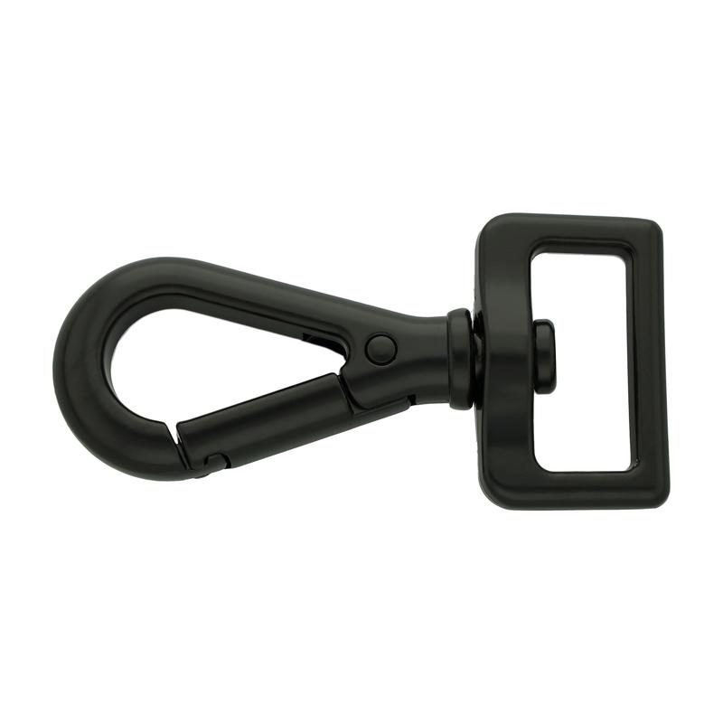 Leash Snap Hook 52 mm, Square Swivel ø 16 - 25 mm