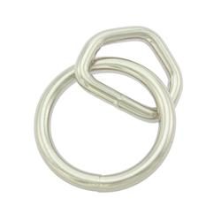 Dog Leashes 25Pcs M3 X 30mm 304 Stainless Steel O Ring Strapping Welded Round Rings for Camping Belt M3 X 30mm OD Hardware 